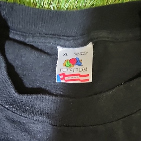 Black Tee with Orange Kool Ciggaretts Design Vintage 90s - Picture 3 of 4